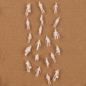 Scale White Figures  - Pack of 100 pieces - MODFG1.150