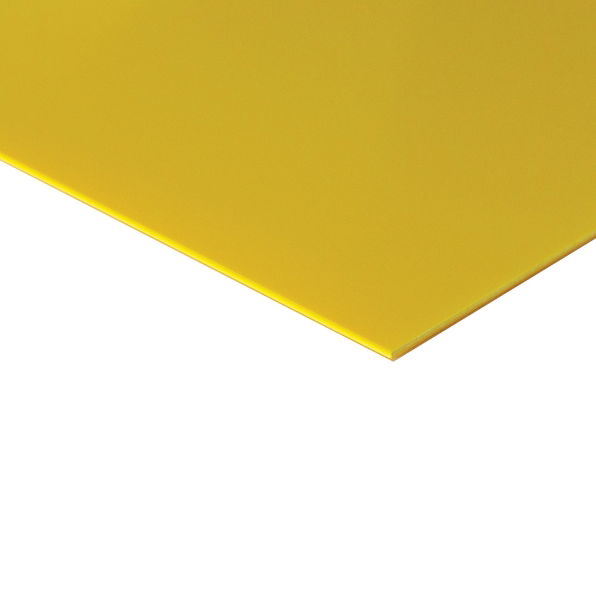 High Impact Polystyrene (HIPS) 2mm Thick Yellow HIP2Y