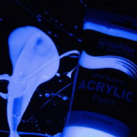 250ml Acrylic Paint Fluro Blue