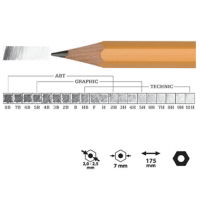 Artists Pencil Set x12, 8B-2H