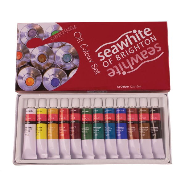 Seawhite Oil Paint Set, 12x12ml - PTOIL12