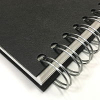 A5 Landscape Euro Sketchbook, Black Poplin Cover