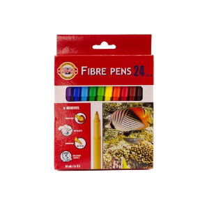 Fibre-tip pens - 24 pack