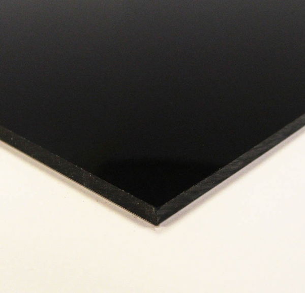 Black 3mm Cast Acrylic Sheet A3 ACR3IB