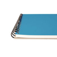 Seawhite A4 Portrait Classic Wire-o Sketchbook - Pacific Blue_Edge