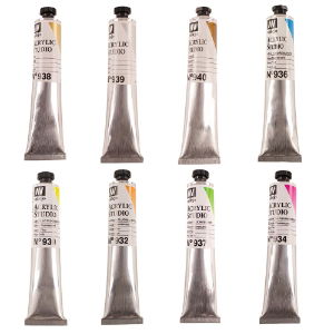 Vallejo Acrylics - 58ml Metallics & Fluorescents