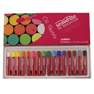 Seawhite jumbo Oil Pastels - 16pk DAOP12SJ