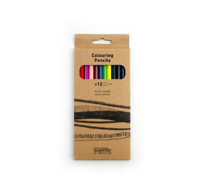 Seawhite Coloured Pencils - Kraft Box of 12