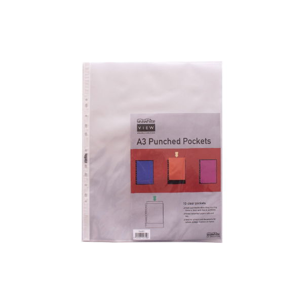 A3 PP Portrait Display Sleeves, Pack of 10