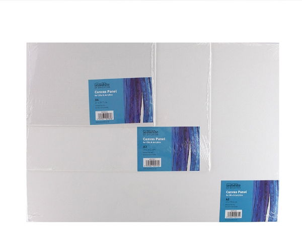 Seawhite 15x15 Primed Canvas Boards (10)