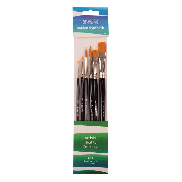 Seawhite Brush Set (R:00,1,4,6. F: 8,14) BS9